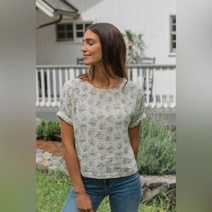 Neuflora Marion Top in Winter Floral